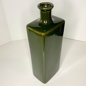 Haeger Vase Olive Green 1998 Vintage #245-12